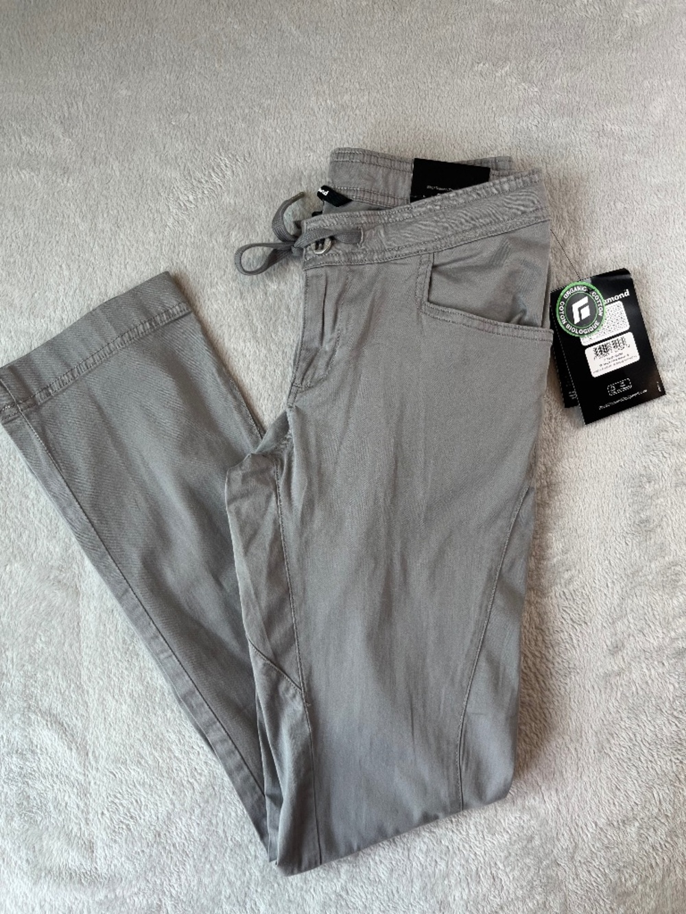 NWT sz 6 Black Diamond W's Credo Organic Cotton Climbing Pants Durable Adventure